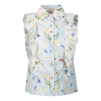 MonnaLisa 115301 Kinderhemd Hellblau Bild von MonnaLisa 115301 Kinderhemd Hellblau