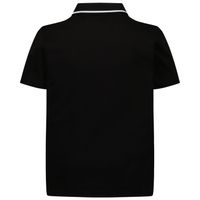Picture of EA7 3LBF51 BJ02Z kids polo shirt black