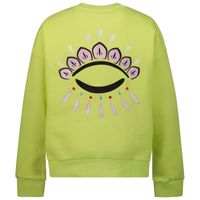 Picture of Kenzo K15580 kids sweater lime