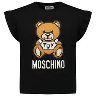 Afbeelding van Moschino HDM048 kinder t-shirt zwart
