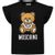 Moschino HDM048 kinder t-shirt zwart