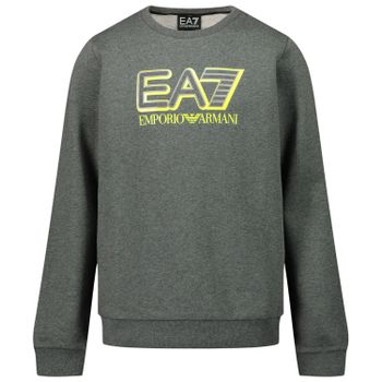 EA7 6HBM53 kindertrui donker grijs Afbeelding van EA7 6HBM53 kindertrui donker grijs