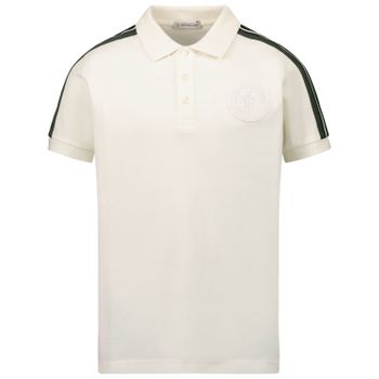 Moncler 8A71020 kinder polo off white Afbeelding van Moncler 8A71020 kinder polo off white