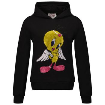Philipp Plein GJB0309 kindertrui zwart Afbeelding van Philipp Plein GJB0309 kindertrui zwart
