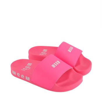 MSGM 22767 kinderslippers fluor roze Afbeelding van MSGM 22767 kinderslippers fluor roze