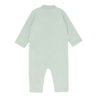 Picture of Palm Angels PBDC001S22JER001 baby playsuit light blue