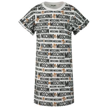 Moschino HAV07H kinderjurk wit Afbeelding van Moschino HAV07H kinderjurk wit