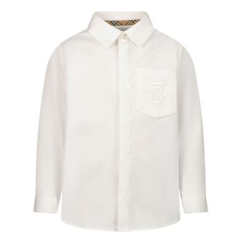 Burberry 8040986 Babybluse Weiß Bild von Burberry 8040986 Babybluse Weiß