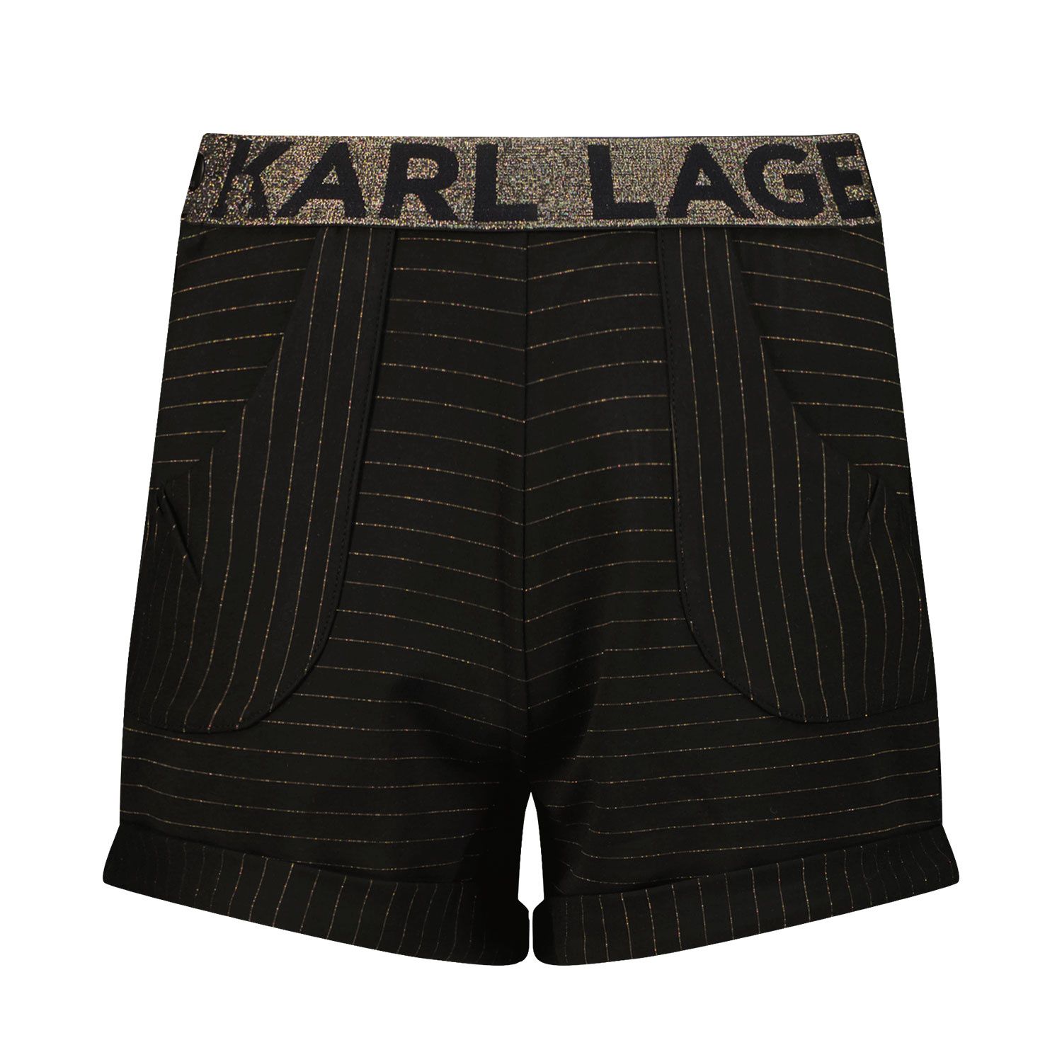 Afbeelding van Karl Lagerfeld Z14160 kinder shorts zwart