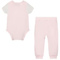 Picture of Guess H2RW03 J1311 baby playsuit light pink