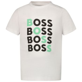 Boss J05920 Baby-T-Shirt Weiß Bild von Boss J05920 Baby-T-Shirt Weiß