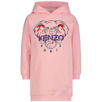 Kenzo KR30128 kinderjurk roze Afbeelding van Kenzo KR30128 kinderjurk roze