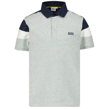 Boss J25E82 Kinder-Poloshirt Grau Bild von Boss J25E82 Kinder-Poloshirt Grau