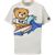 Moschino HWM02L kinder t-shirt off white