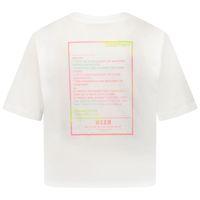 Picture of MSGM 28768 kids t-shirt white