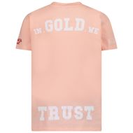 Afbeelding van in Gold We Trust The Pusha kinder t-shirt peach