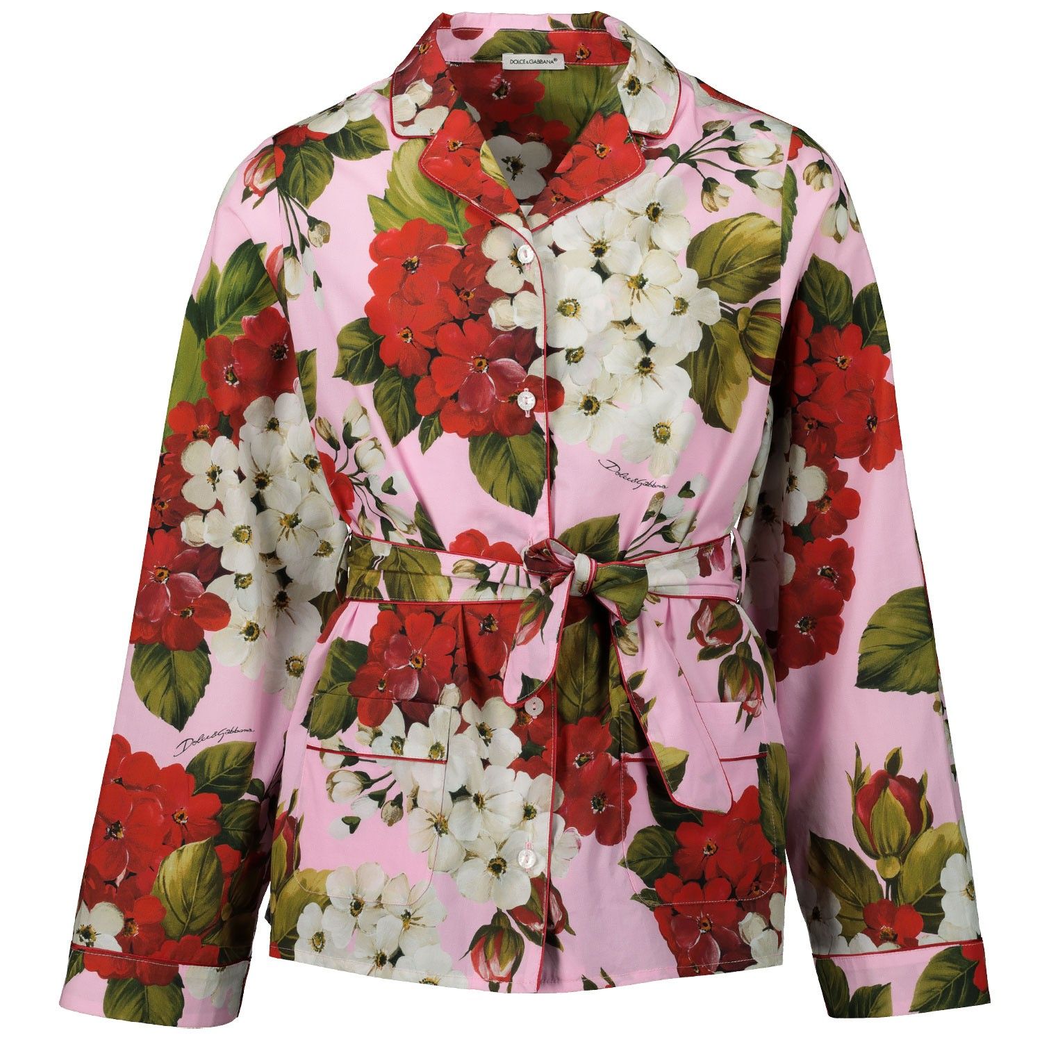 Picture of Dolce & Gabbana L54S06 / HS5GF kinder overhemd rose