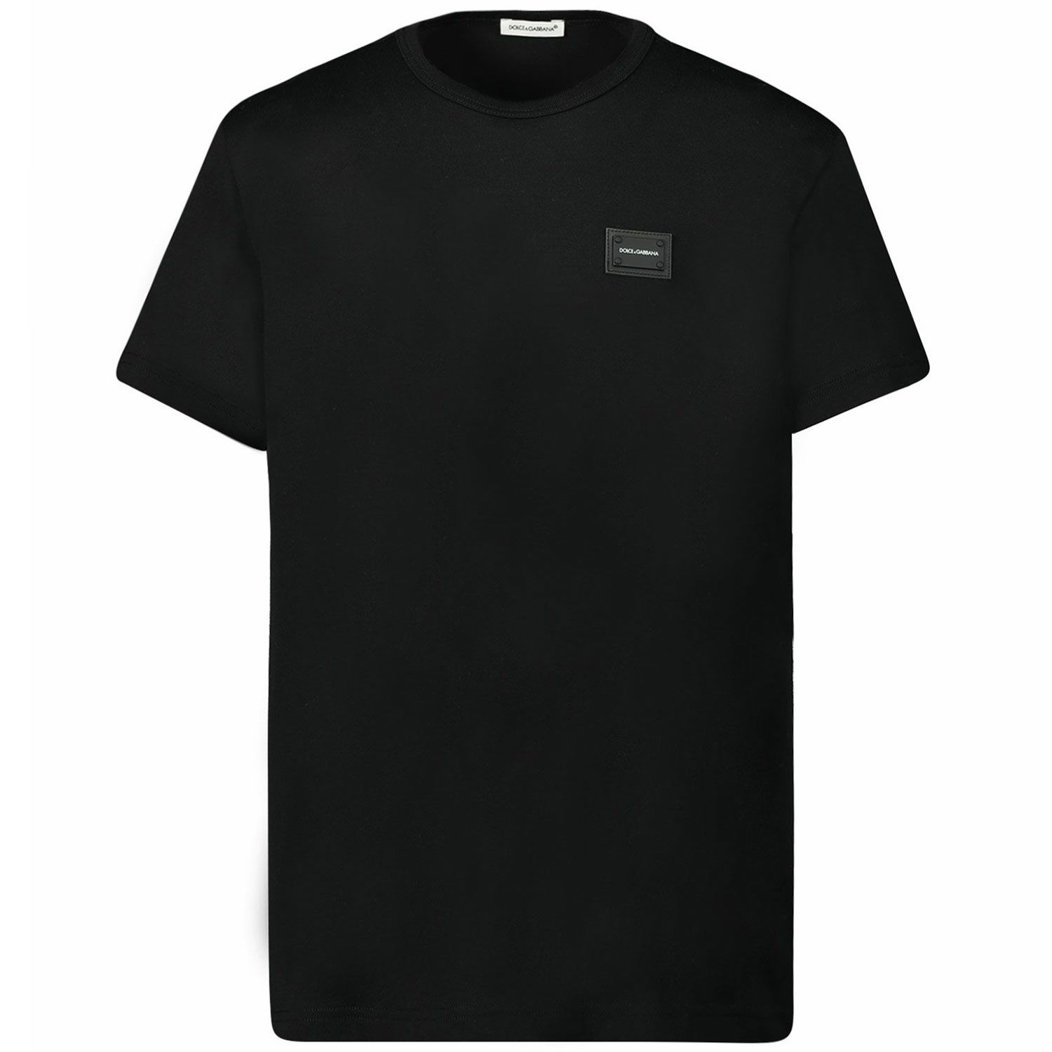 Picture of Dolce & Gabbana L4JT7T G7OLK kids t-shirt black