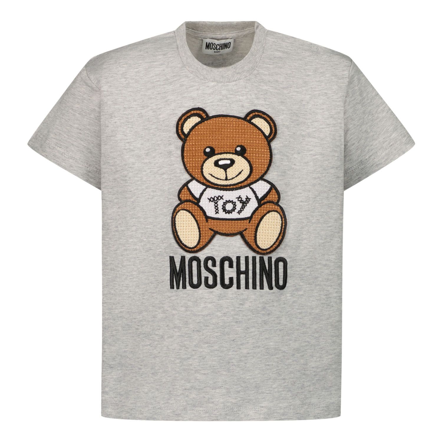 Afbeelding van Moschino MUM02X baby t-shirt grijs