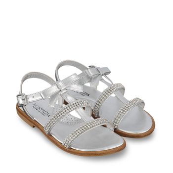 MonnaLisa 877016 kindersandalen zilver Afbeelding van MonnaLisa 877016 kindersandalen zilver