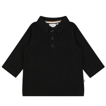 Boss J05957 baby polo zwart Afbeelding van Boss J05957 baby polo zwart