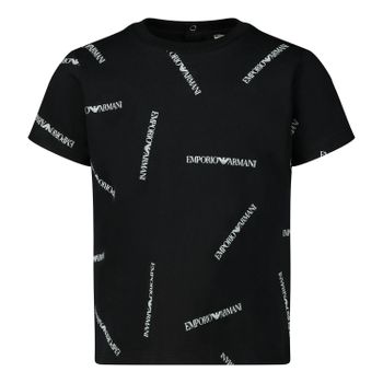 Armani 3HHTD7 baby t-shirt zwart Afbeelding van Armani 3HHTD7 baby t-shirt zwart