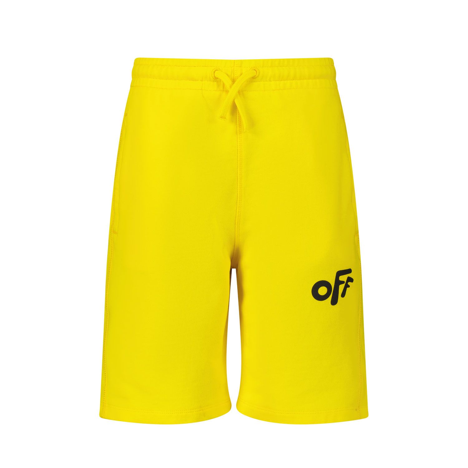 Afbeelding van Off-White OBCI001S22FLE005 kinder shorts geel