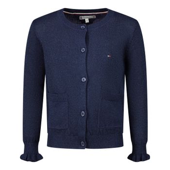 Tommy Hilfiger KG0KG04934 baby vest navy Afbeelding van Tommy Hilfiger KG0KG04934 baby vest navy