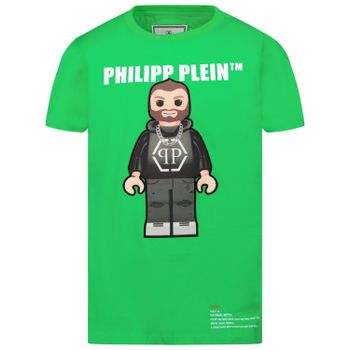 Philipp Plein BTK1098 kinder t-shirt groen Afbeelding van Philipp Plein BTK1098 kinder t-shirt groen