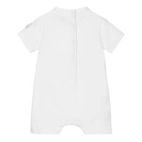 Picture of Moncler 8L00002 baby playsuit white