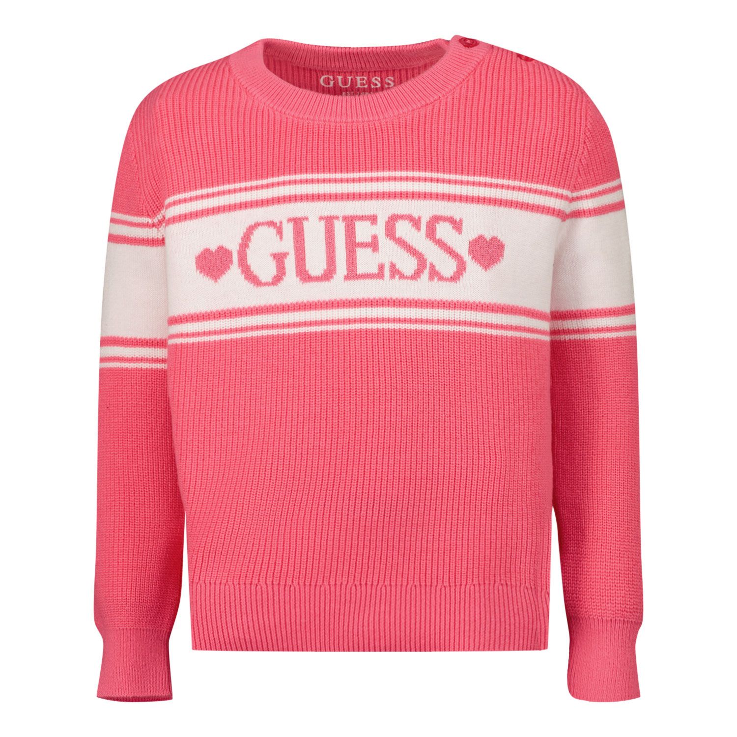 Picture of Guess K1YR00 baby sweater fuchsia