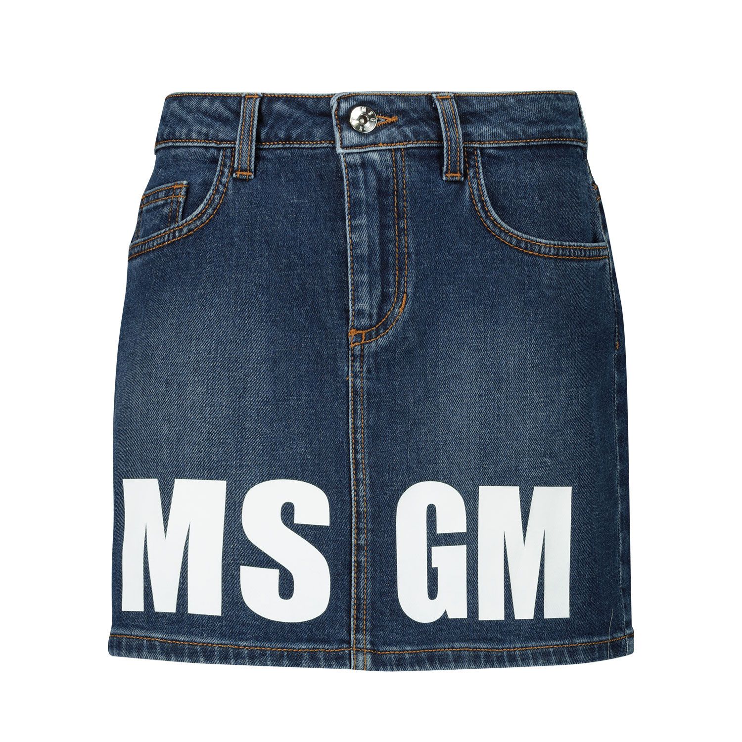 Picture of MSGM 25210 kids skirt jeans