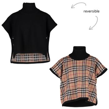 Burberry 8003737 kinder sjaal zwart Afbeelding van Burberry 8003737 kinder sjaal zwart