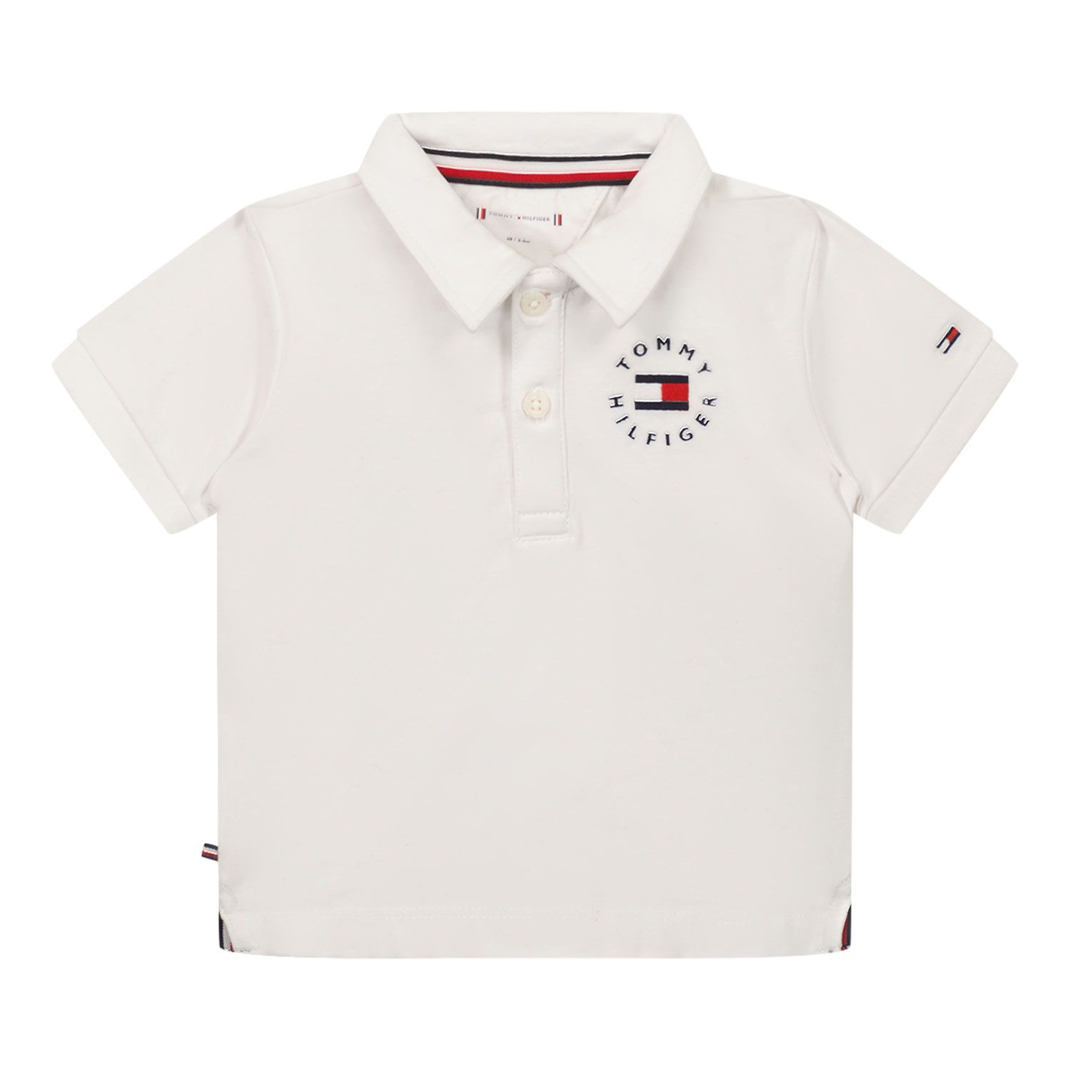 Afbeelding van Tommy Hilfiger KN0KN01387 baby polo wit
