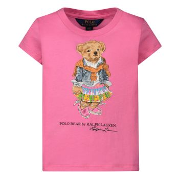 Ralph Lauren 790408 kinder t-shirt fuchsia Afbeelding van Ralph Lauren 790408 kinder t-shirt fuchsia