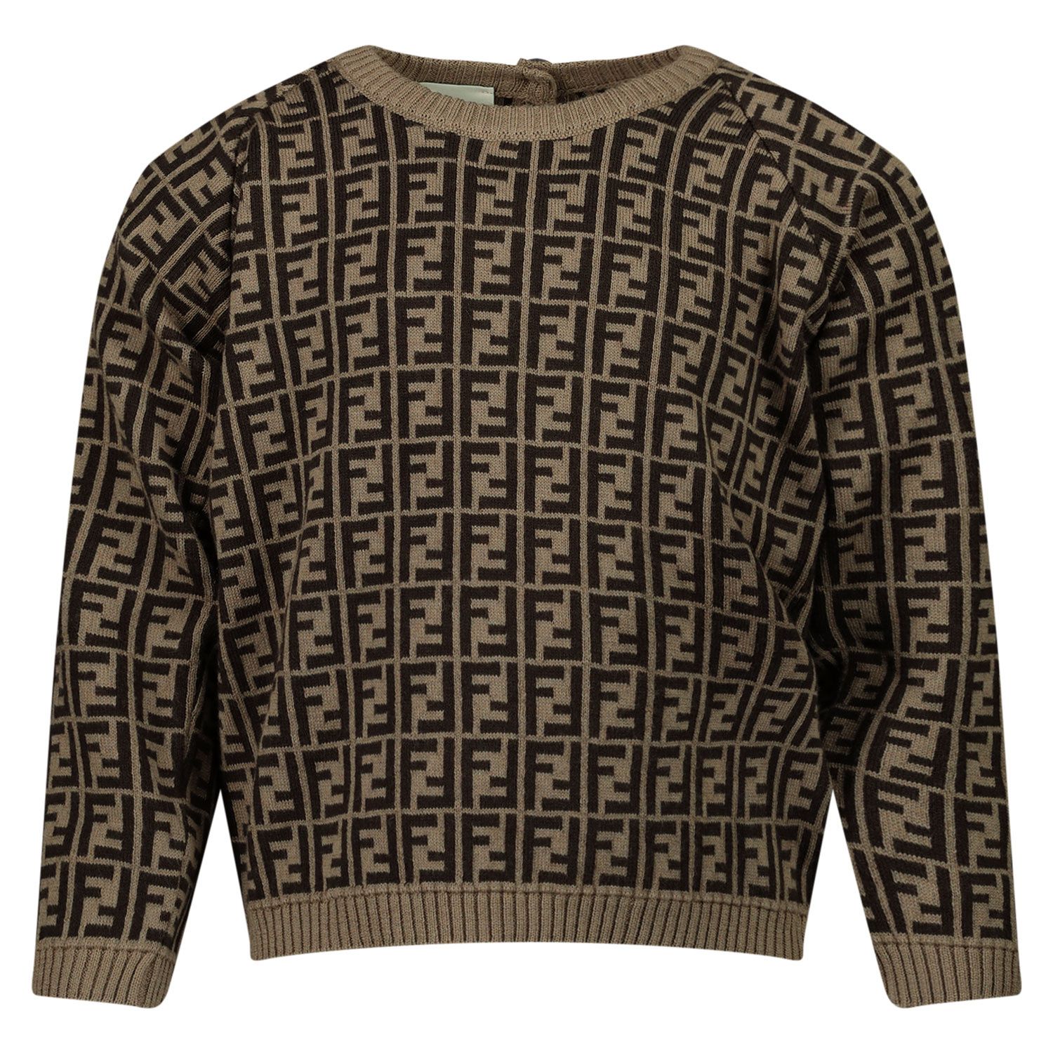 brown fendi sweater