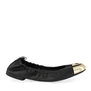 Moschino JA1101 dames schoenen zwart/goud Afbeelding van Moschino JA1101 dames schoenen zwart/goud