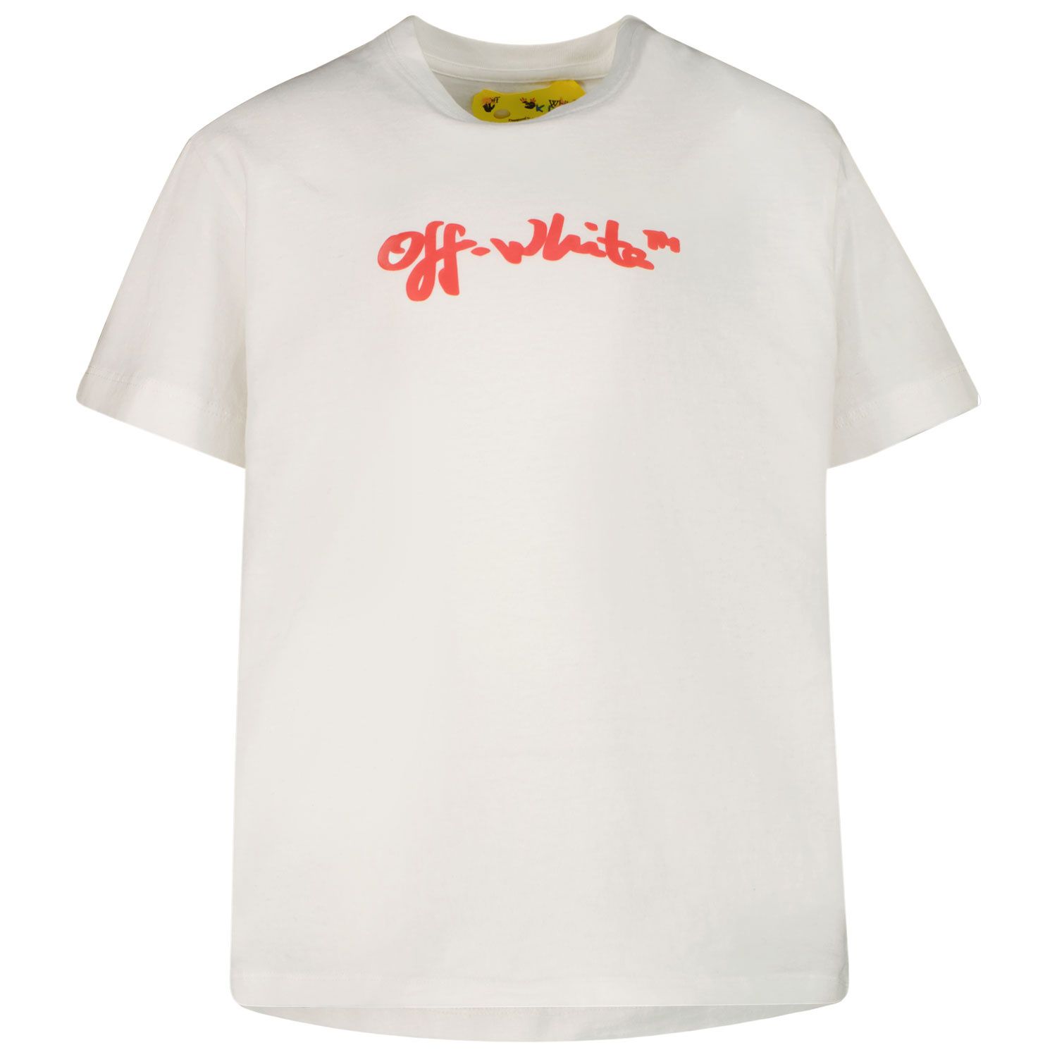 Picture of Off-White OBAA002S22JER003 kids t-shirt white