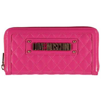Moschino JC5640 dames portemonnee fuchsia Afbeelding van Moschino JC5640 dames portemonnee fuchsia