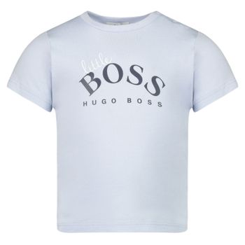 Boss J95304 baby t-shirt licht blauw Afbeelding van Boss J95304 baby t-shirt licht blauw