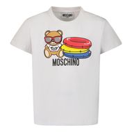 Afbeelding van Moschino MOM02R baby t-shirt wit