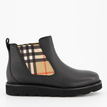 Burberry 8015355 kinderlaarzen zwart Afbeelding van Burberry 8015355 kinderlaarzen zwart