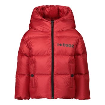 Dsquared2 DQ04D2 babyjas rood Afbeelding van Dsquared2 DQ04D2 babyjas rood