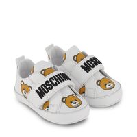 Picture of Moschino 68712 baby sneakers white