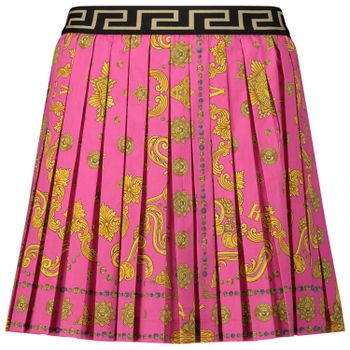 Versace YC000092 kinderrokje fuchsia Afbeelding van Versace YC000092 kinderrokje fuchsia