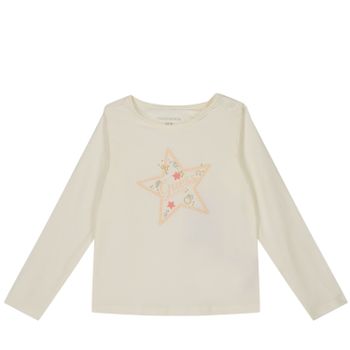 Guess A0BI00/J1311 baby t-shirt off white Afbeelding van Guess A0BI00/J1311 baby t-shirt off white