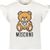 Moschino HDM048 kinder t-shirt wit