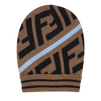 Fendi JUP012 Kindermütze Blau Bild von Fendi JUP012 Kindermütze Blau