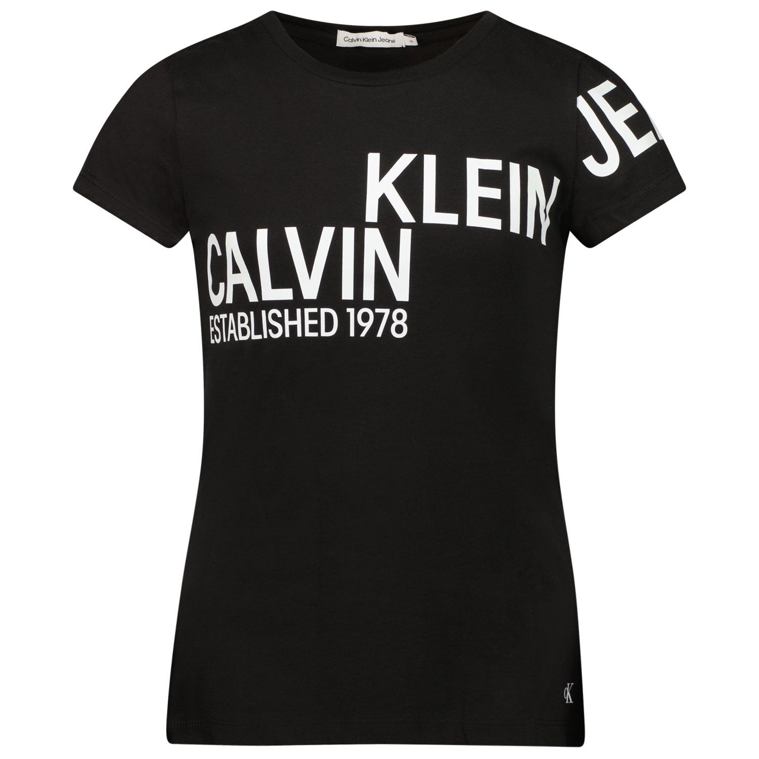 Picture of Calvin Klein IG0IG01295 kids t-shirt black
