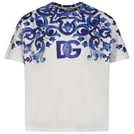 Bild von Dolce & Gabbana L5JTJK G7E9Q Kindershirt Blau